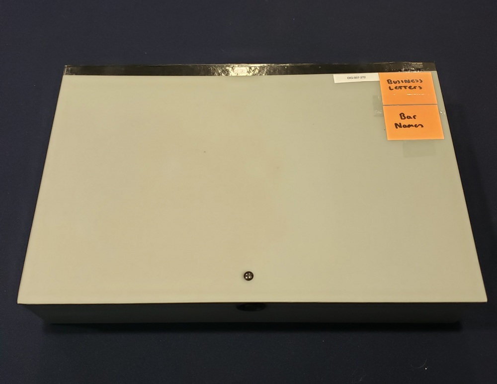 Business Letters / Bar Names Box
