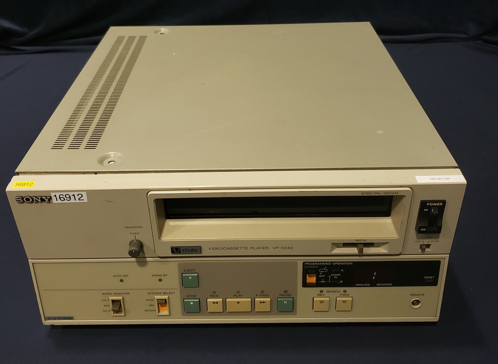 Sony Videocassette Player VP-5040