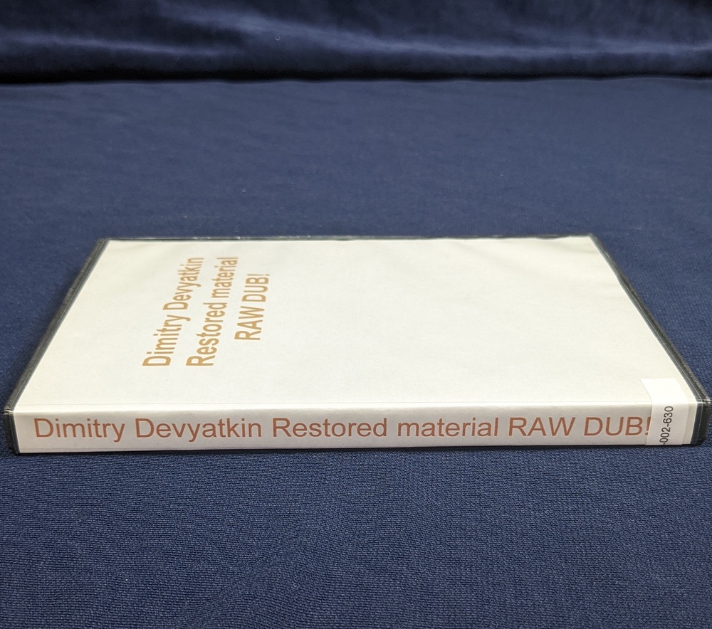 Dimitry Devyatkin Restored Material
RAW DUB!