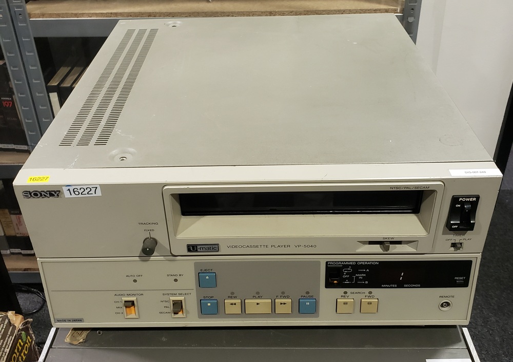 Sony Videocassette Player VP-5040