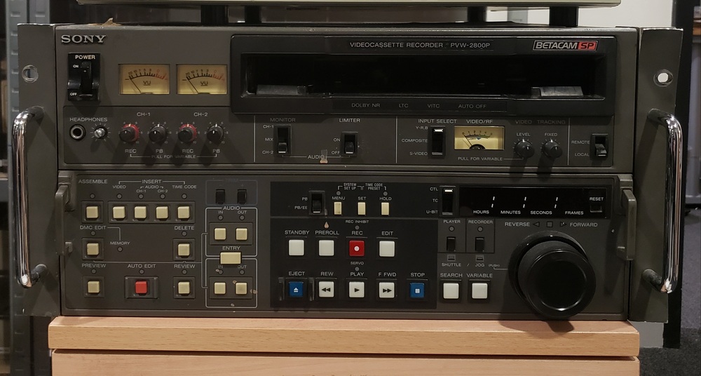 Sony Videocassette recorder PVW-2800P