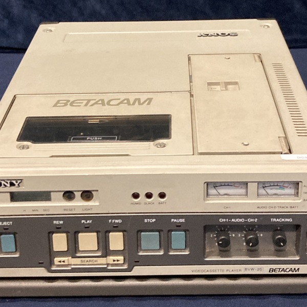 Sony Videocassette Player BVW-20