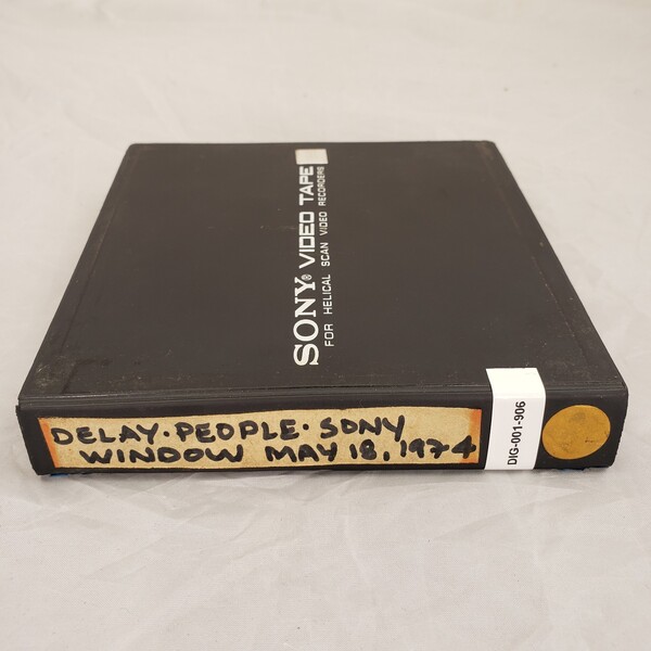 Delay. People. Sony. Window May 18, 1974
