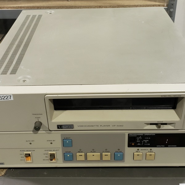 Sony Videocassette Player VP-5040